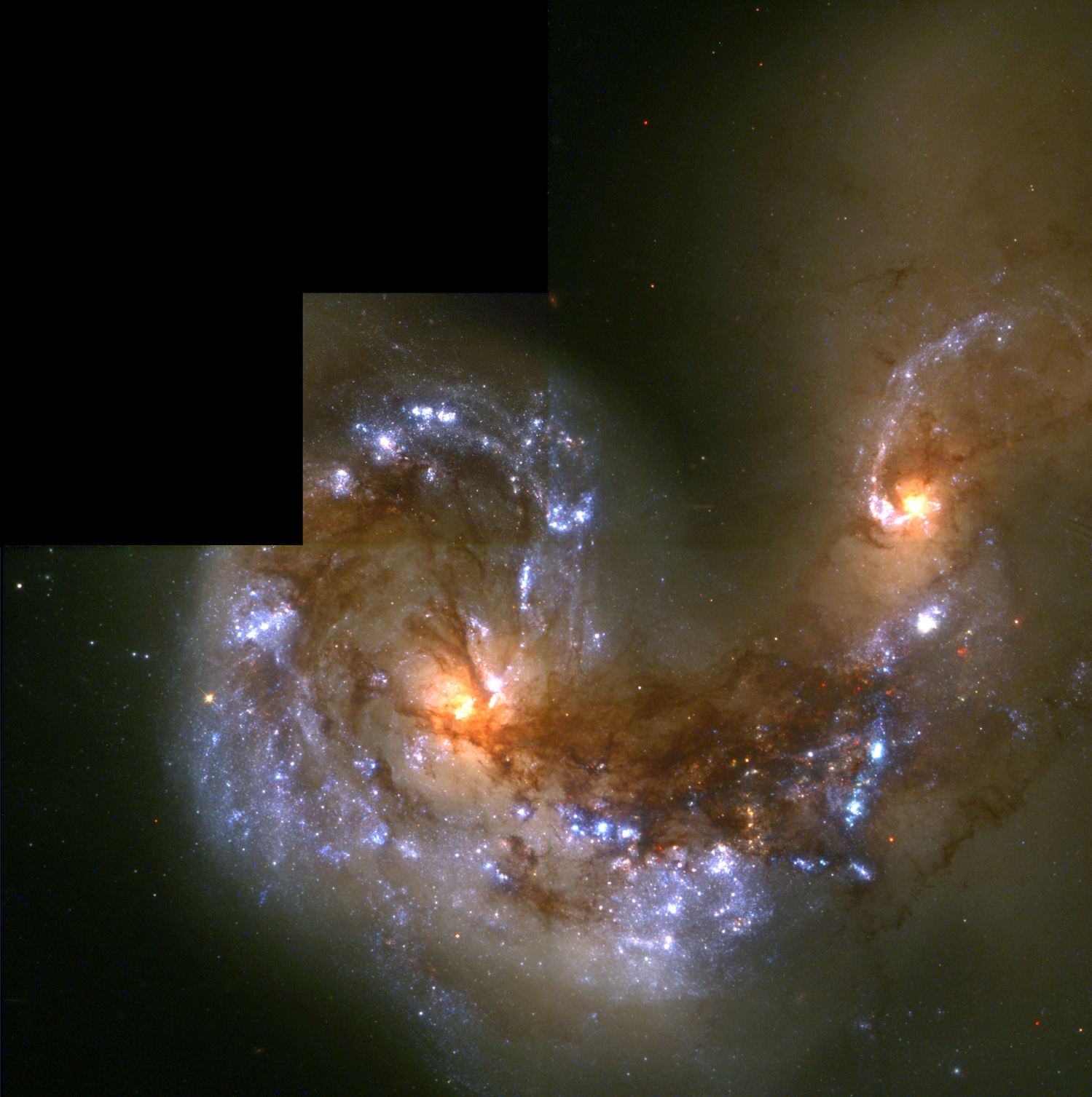 Colliding galaxies NGC 4038 and NGC 4039