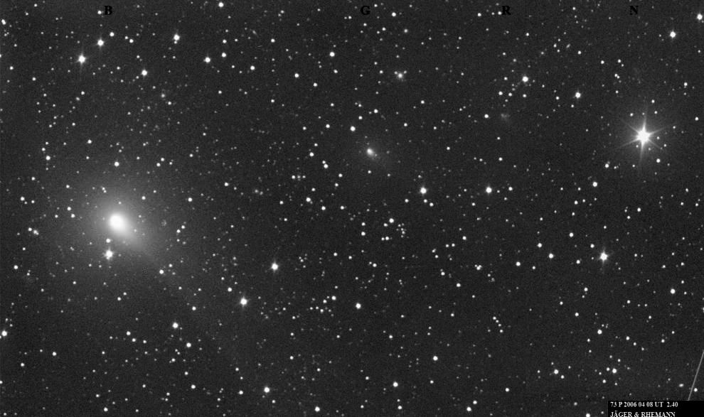 Comet 73PSchwassmann-Wachmann 3 – Fragments B, G, R, N [ground-based]
