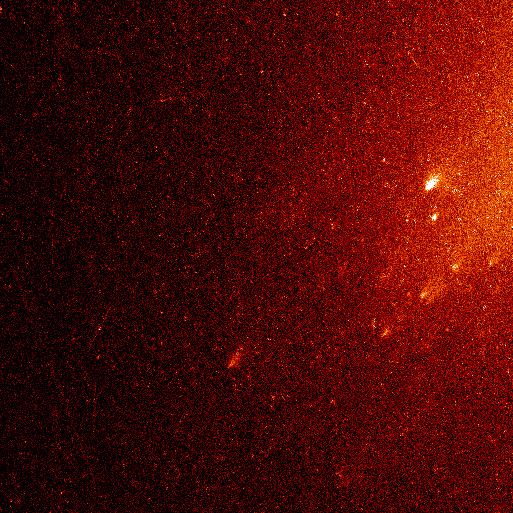 Comet Linear Fragments (Close-Up Version)