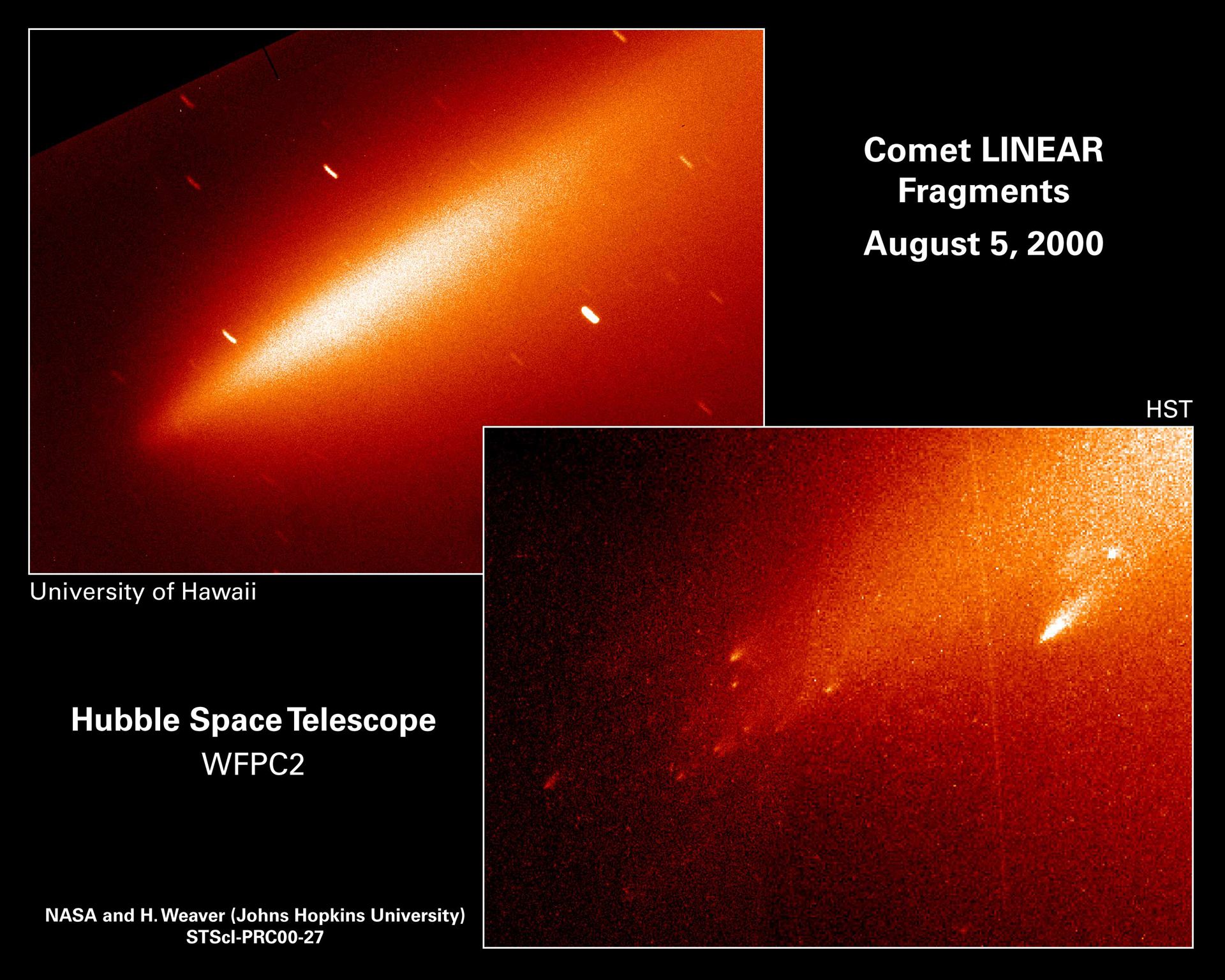 Comet Linear Fragments