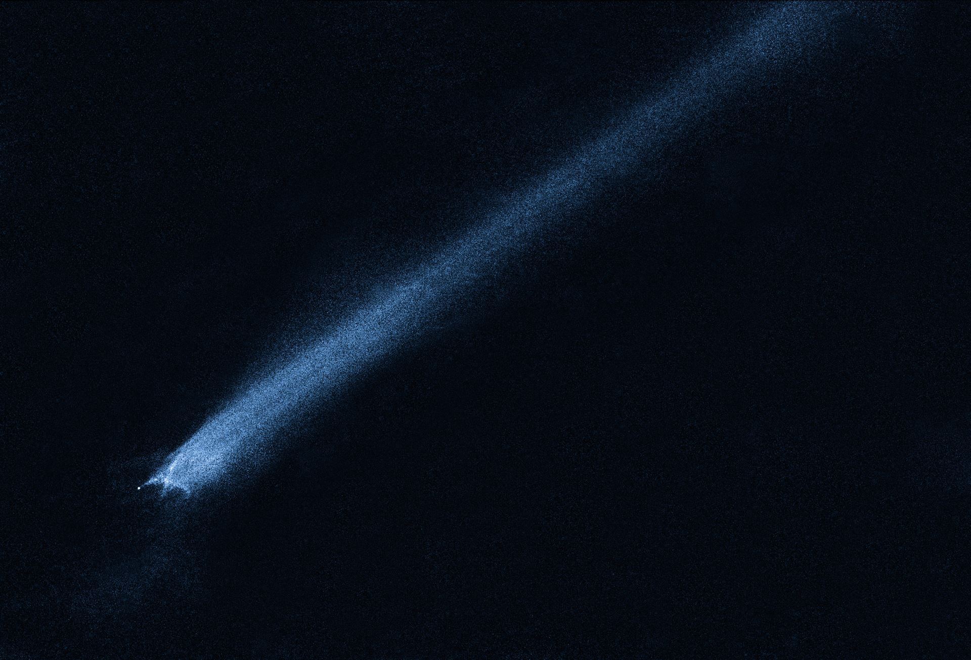 Comet-like asteroid P2010 A2
