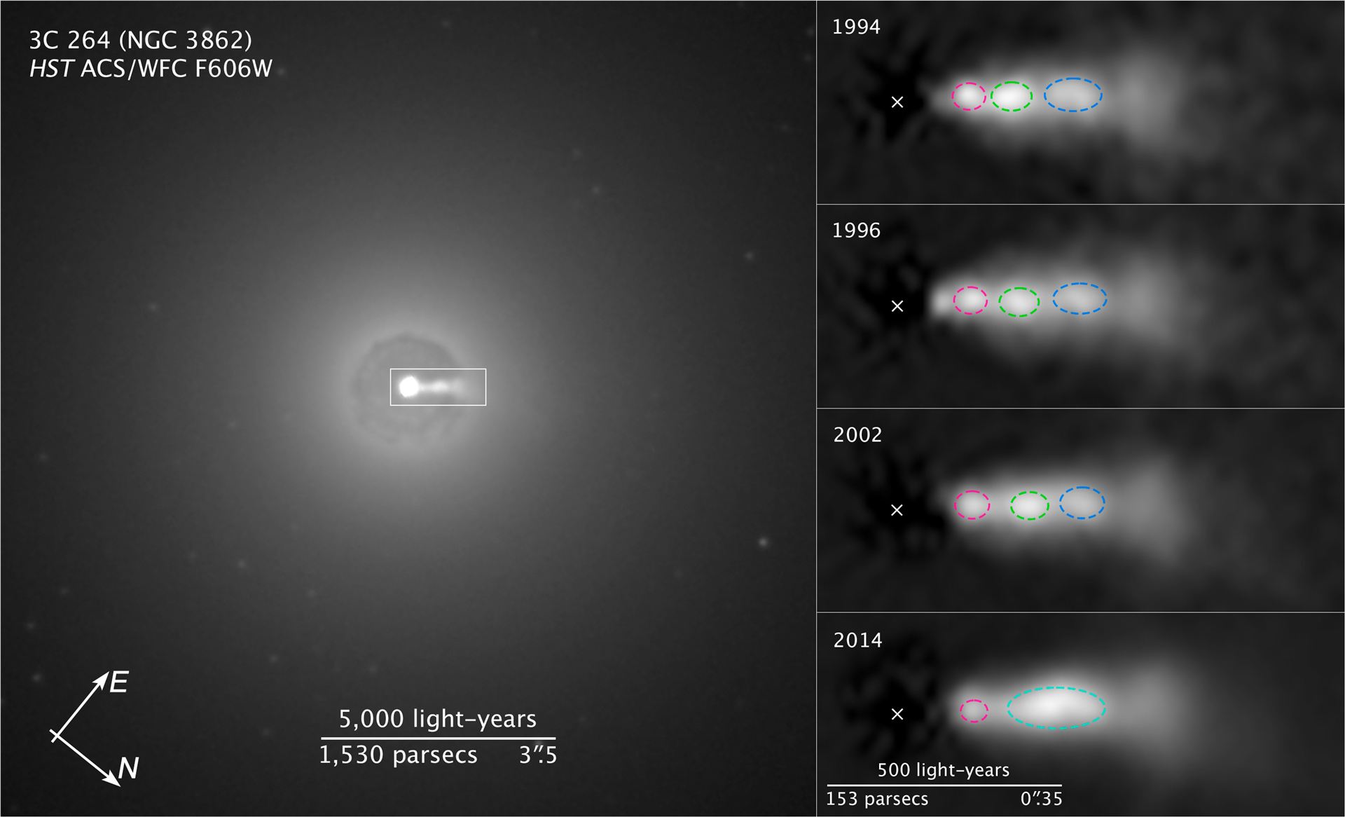 Compass and Scale Image of 3C 264