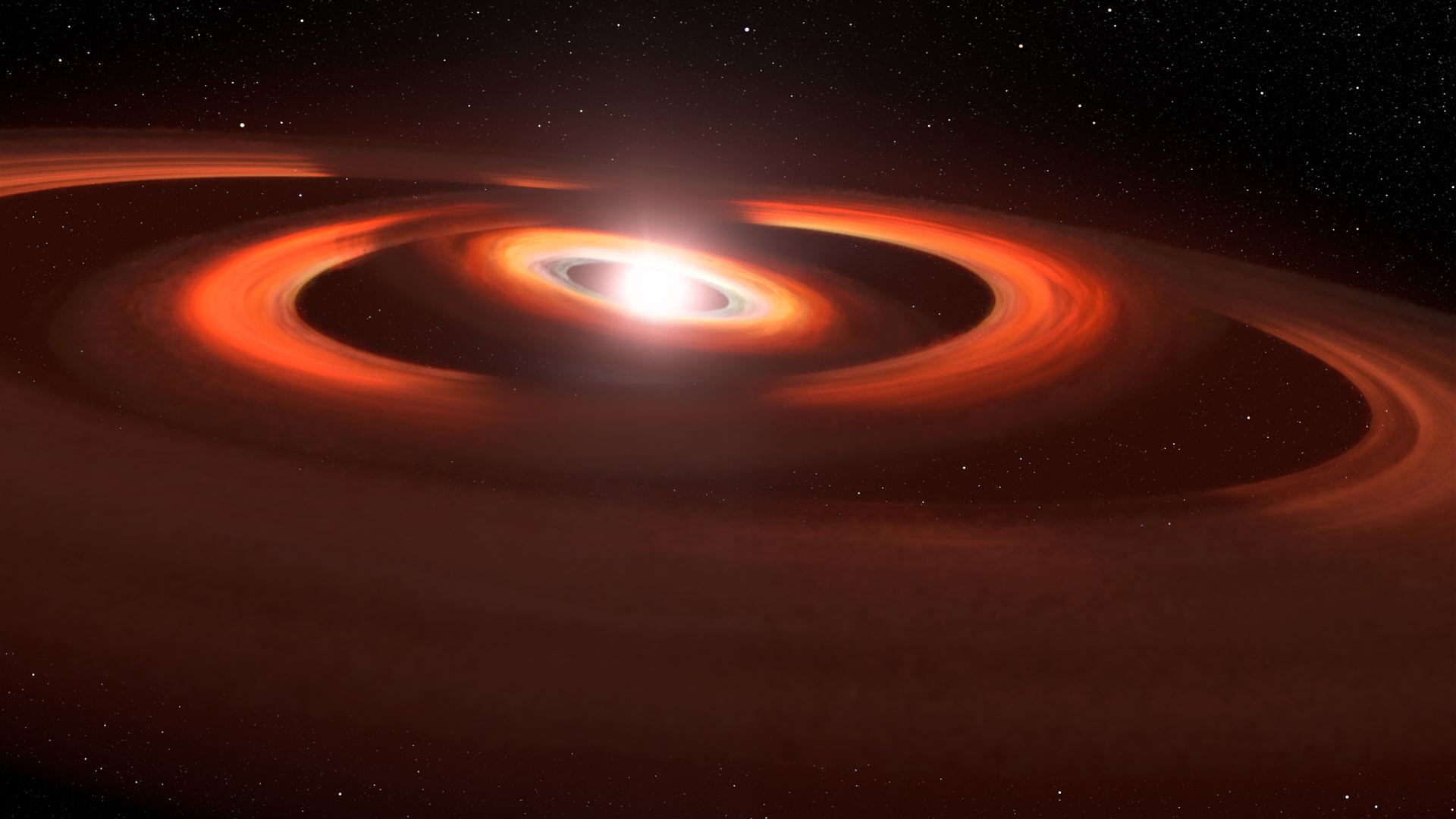 Concentric gas and dust discs around the star TW Hydrae