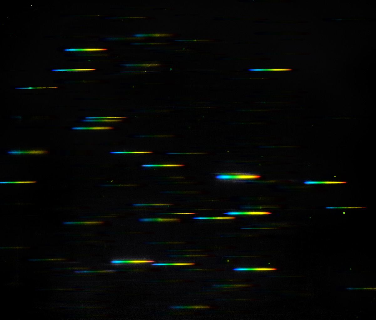 Concept illustration of a grism image