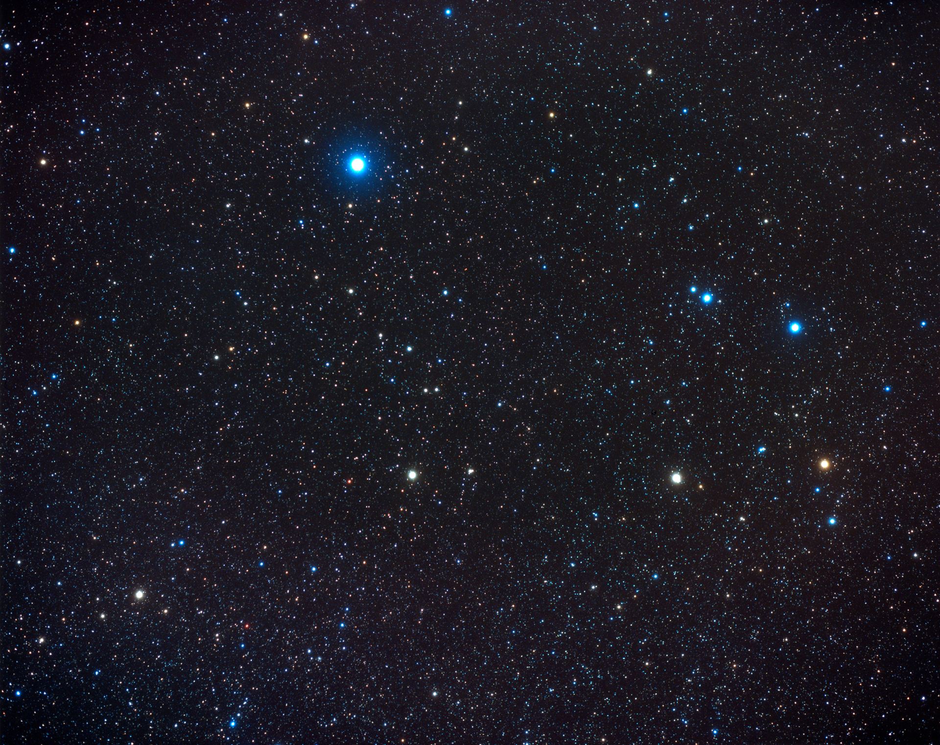 Constellation Corvus (ground-based image)