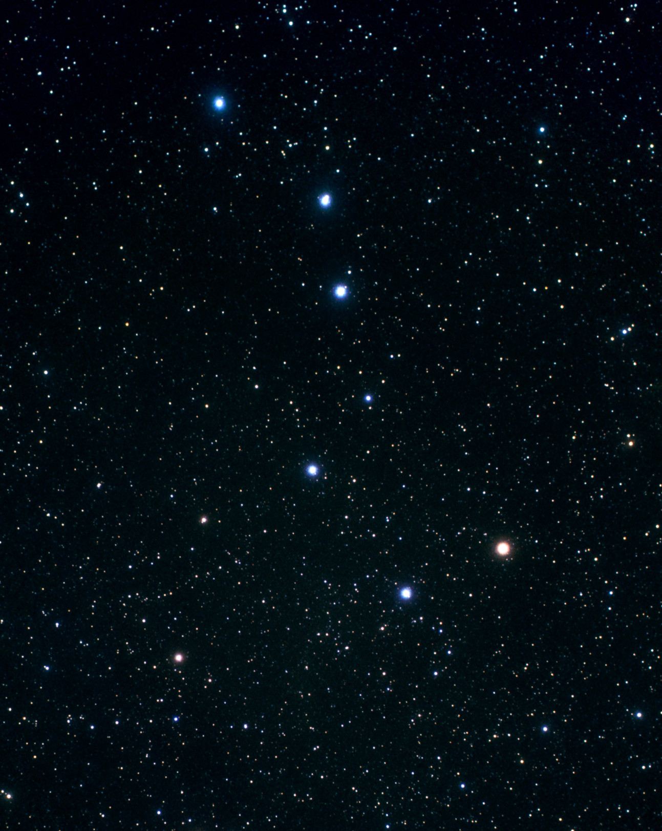 Constellation Ursa Major (ground-based image)