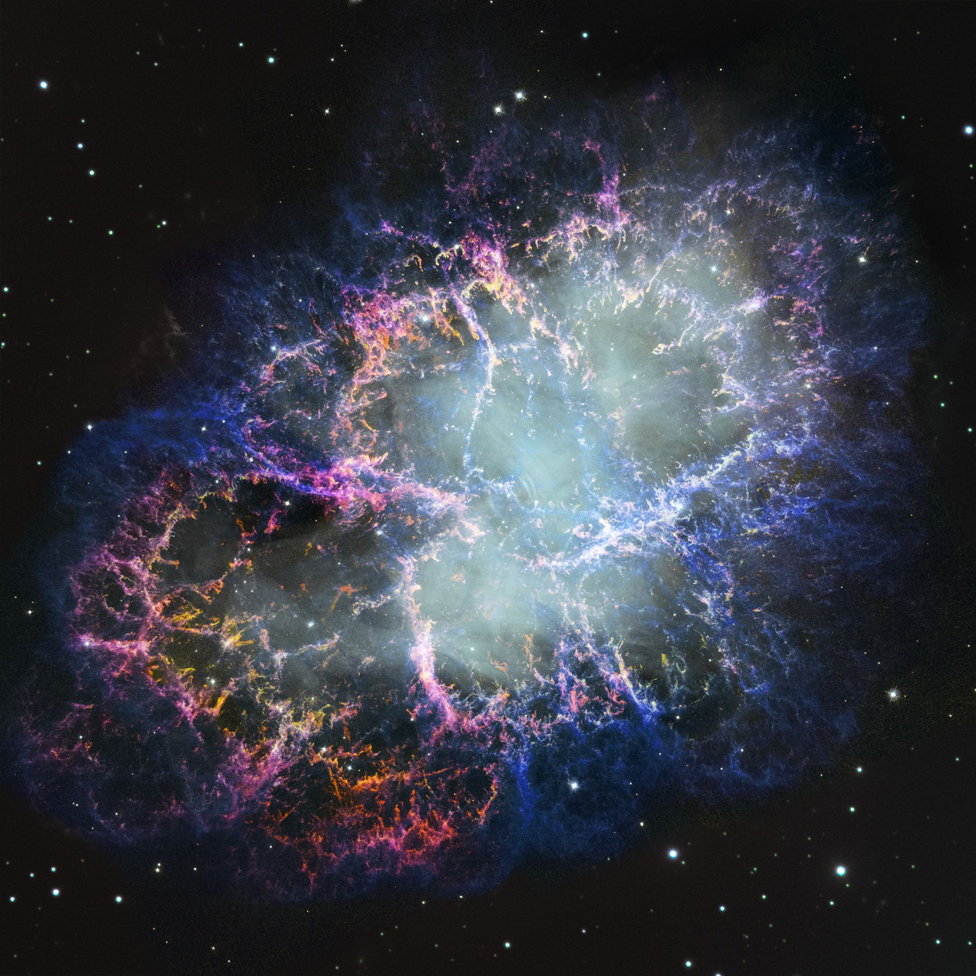 Crab Nebula (new image from 19992000 data)