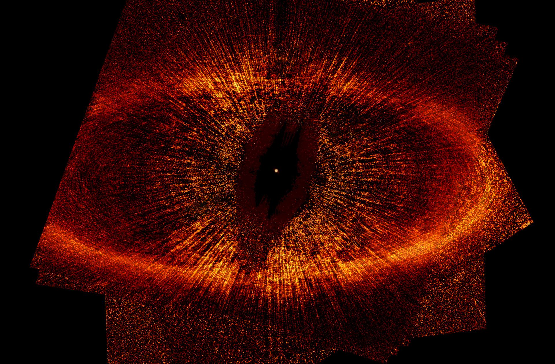 Debris Ring Around a Star Unannotated