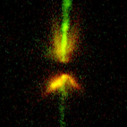 Disk Around Young Star. A View of DG Tauri B
