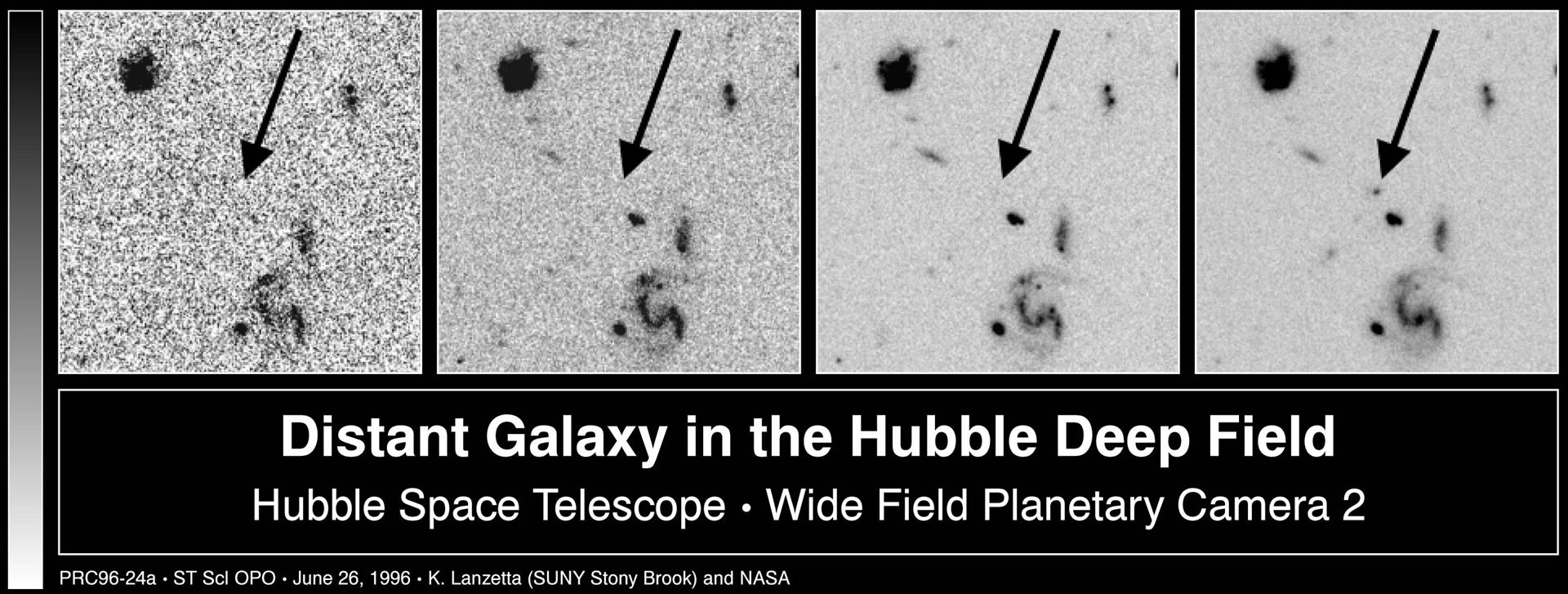 Distant Galaxy in the Hubble Deep Field