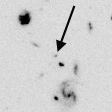 Distant Galaxy in the Hubble Deep Field