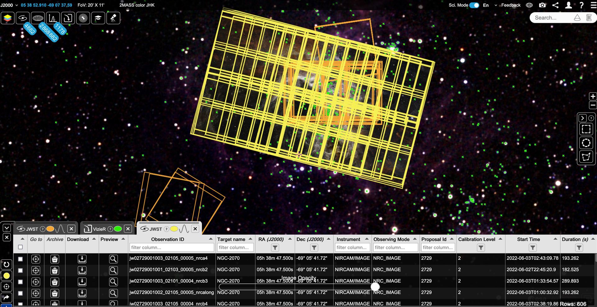ESASky Screenshot – 30 Doradus