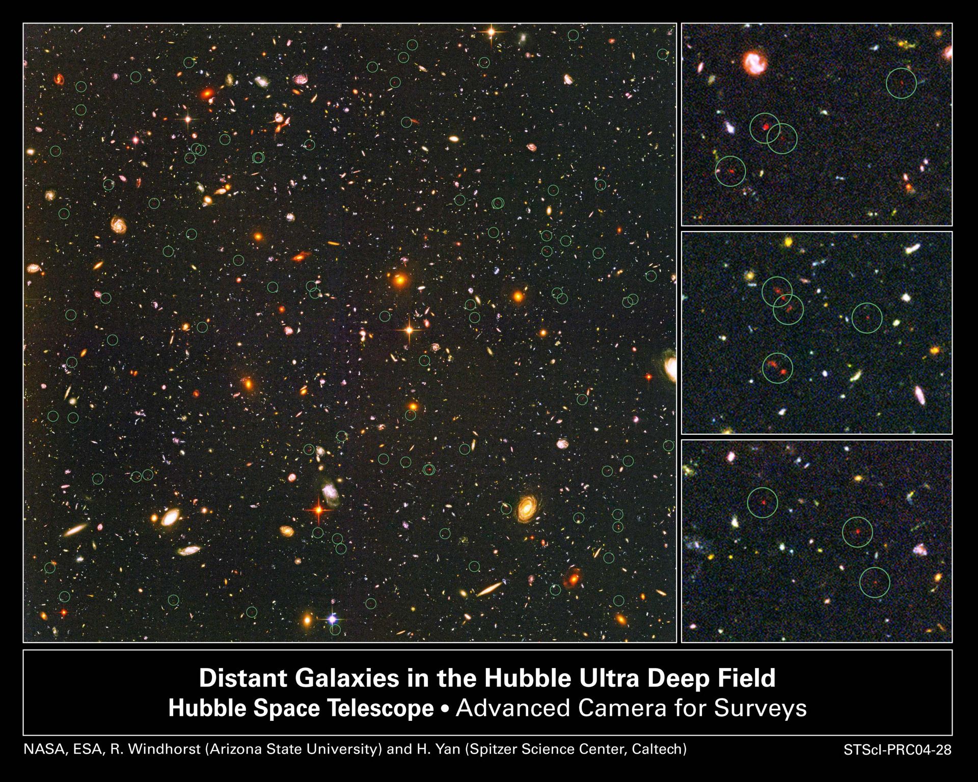 Farthest Objects Ever Seen Pinpointed in the Hubble Ultra Deep Field