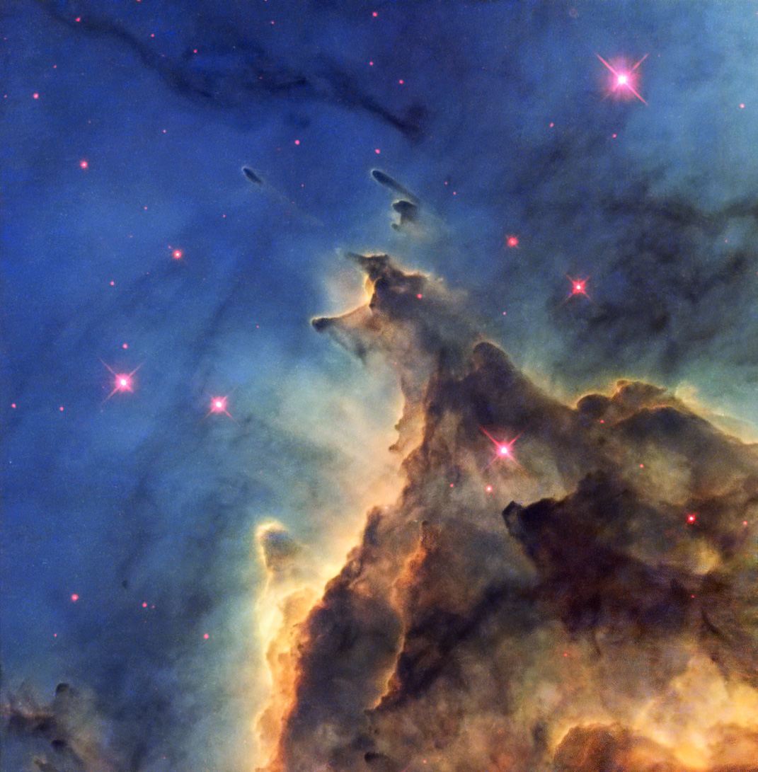 Fiery young stars wreak havoc in stellar nursery