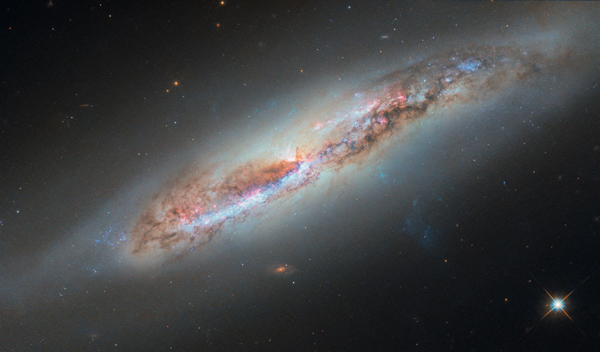 Galactic gas makes a getaway
