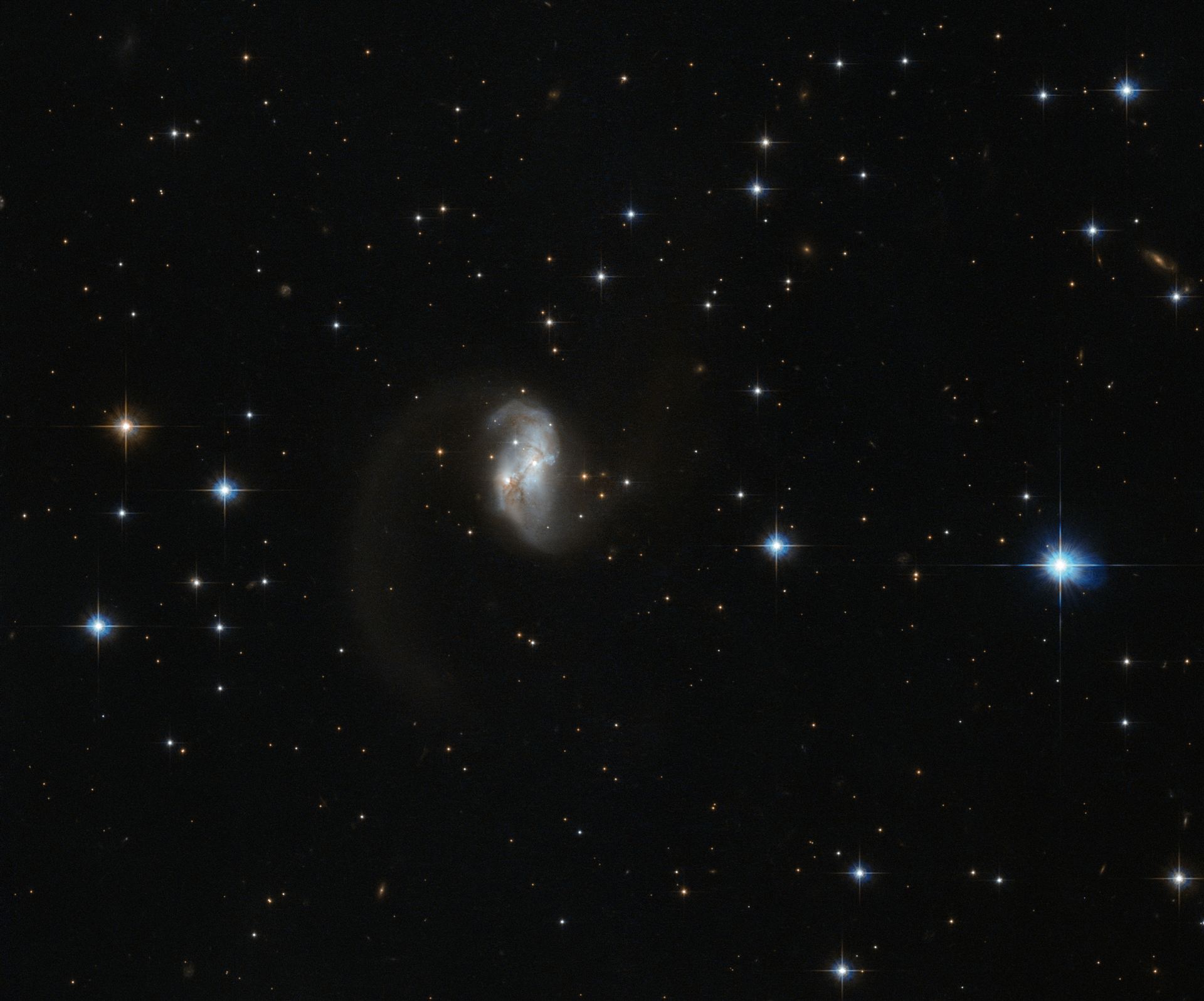 Galactic glow worm