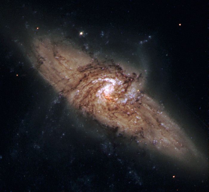 Galactic silhouettes