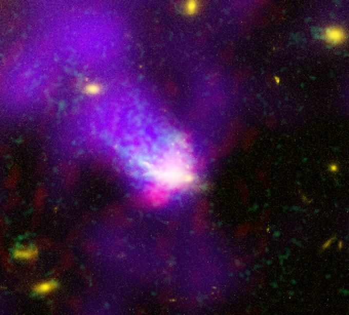 Galaxy C153 in Cluster Abell 2125 (Composite)