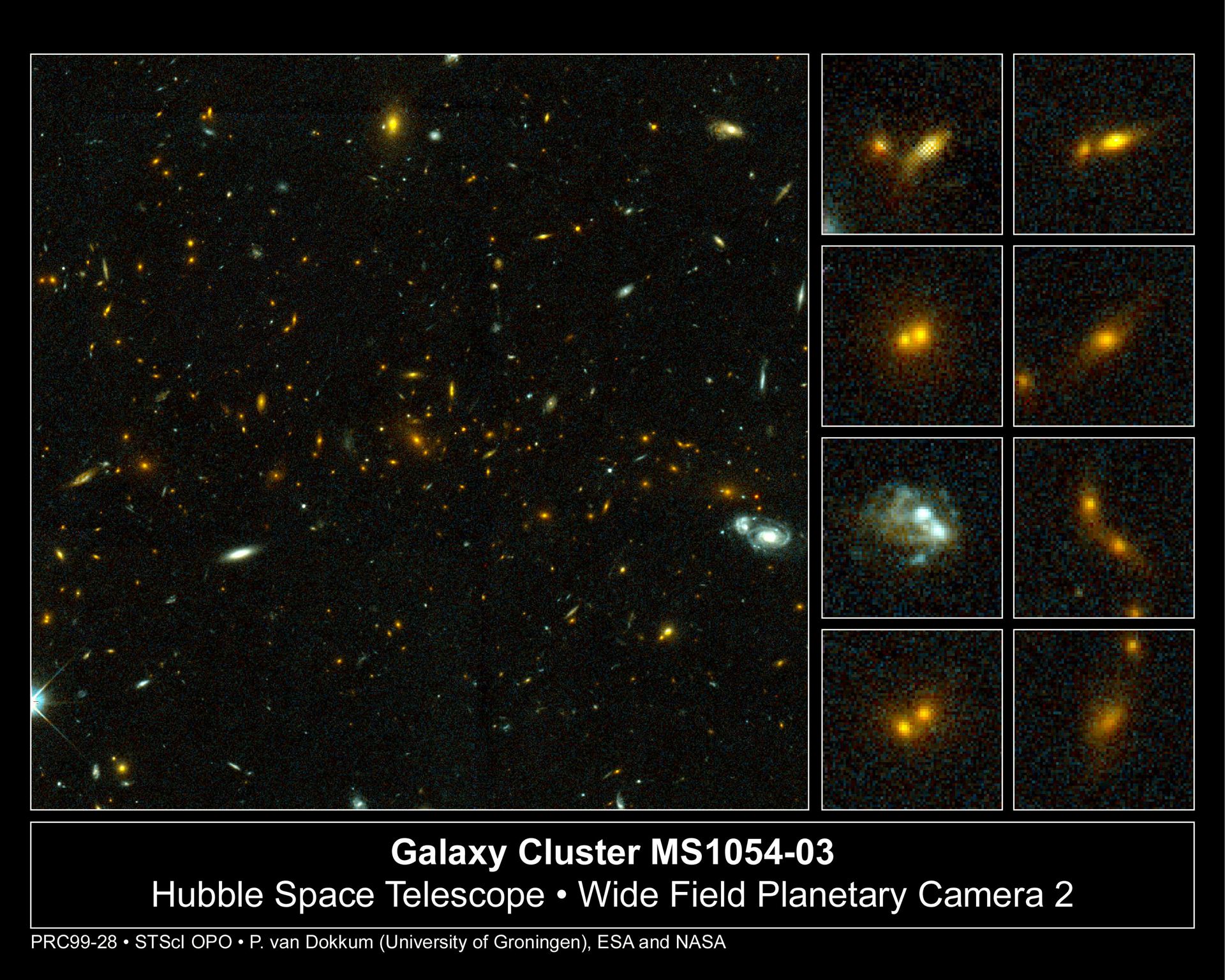 Galaxy Cluster MS1054-03