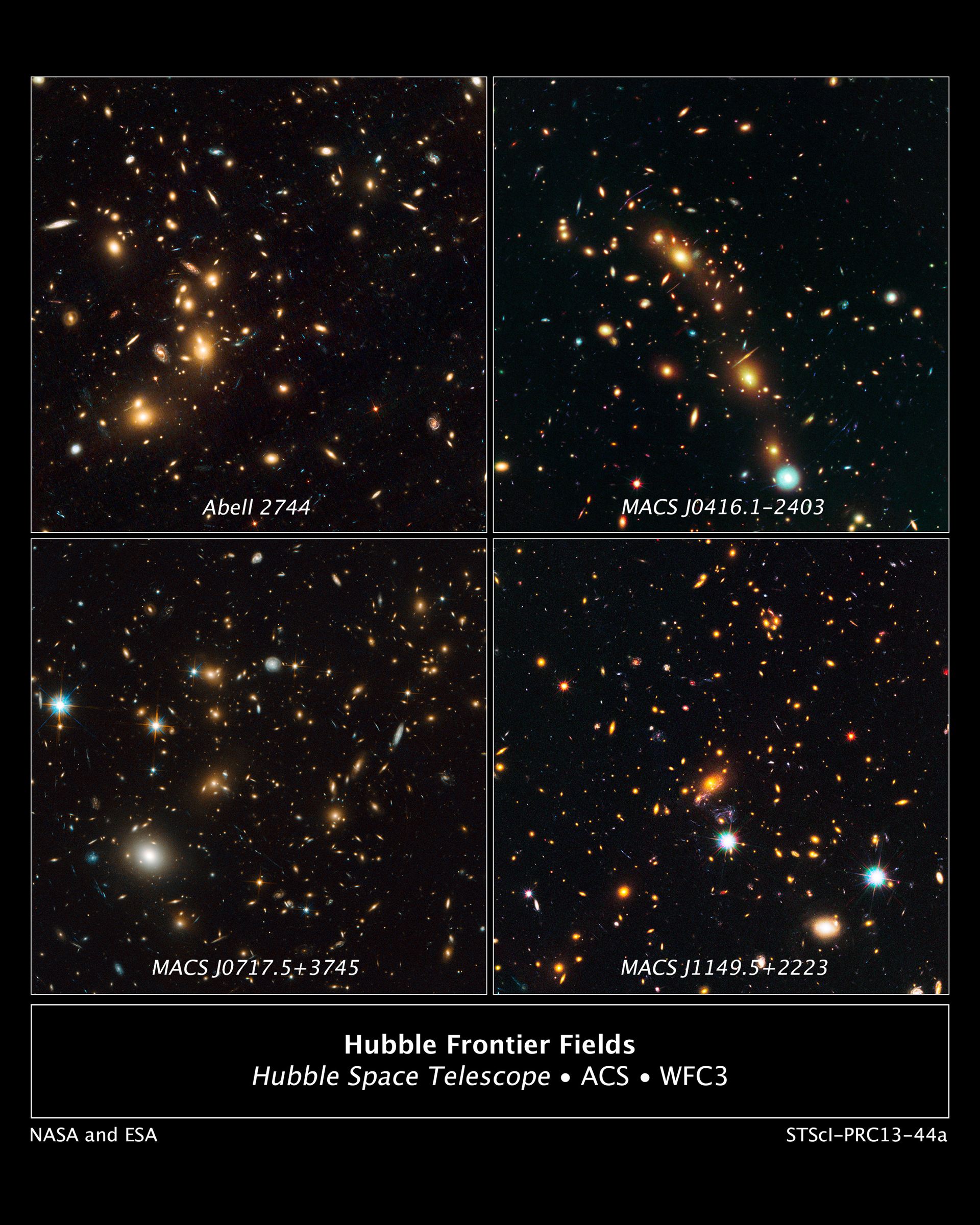 Galaxy clusters targeted by Hubble&rsquo;s Frontier Fields