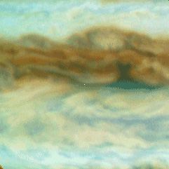 Galileo Probe Entry Site on Jupiter