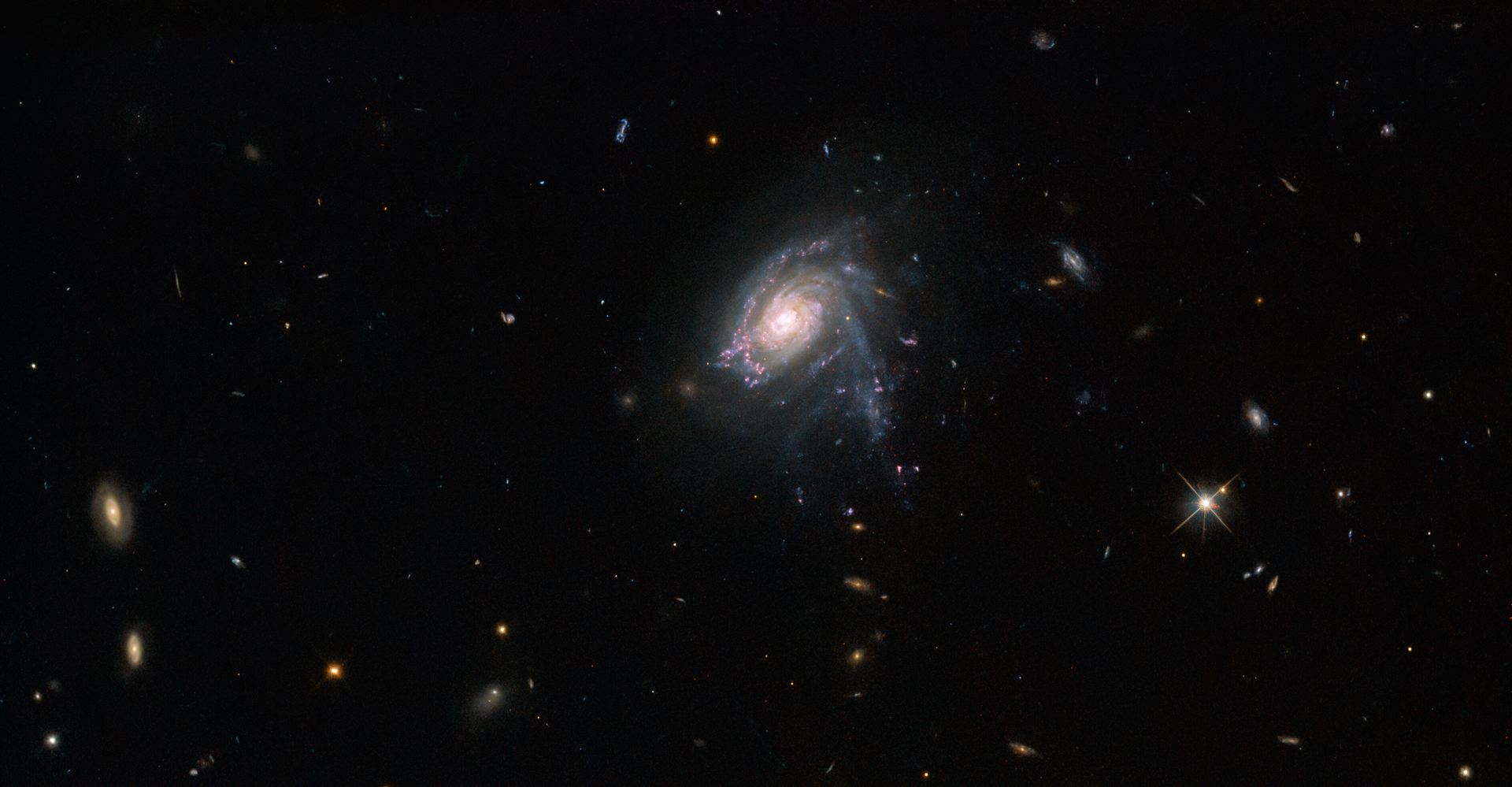 Ghostly galactic jellyfish