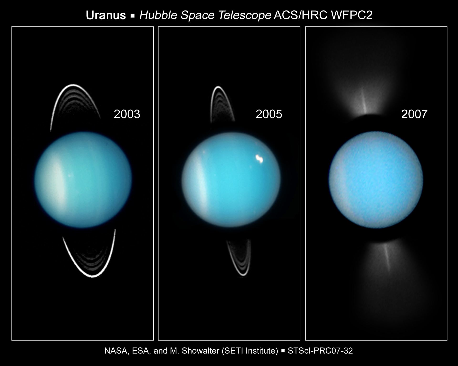 Going, Going, Gone Hubble Captures Uranus&rsquo; Rings on Edge