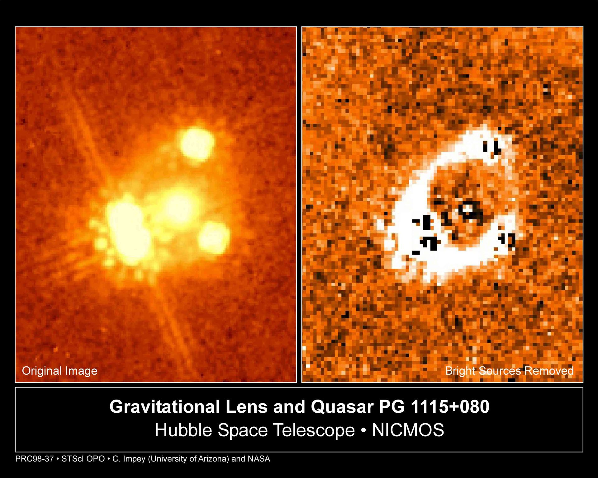 Gravitational Lens and Quasar PG 1115+080