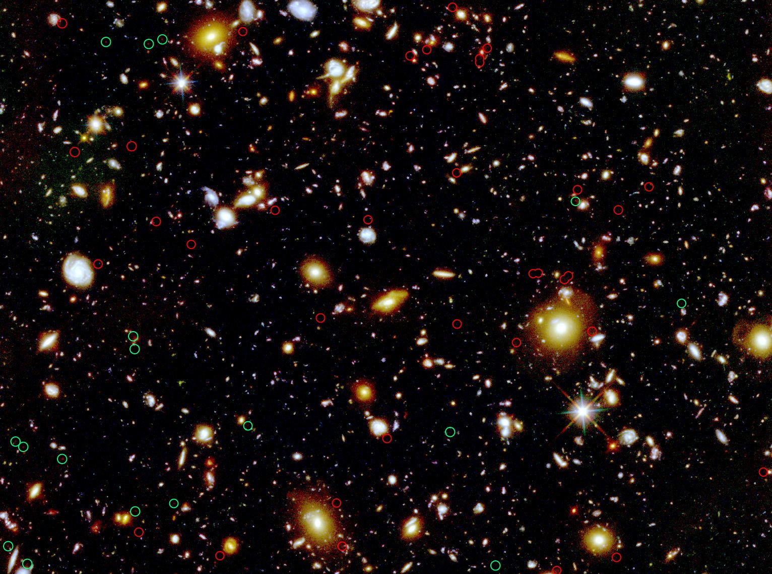 Gravitationally lensed high-redshift galaxy candidates