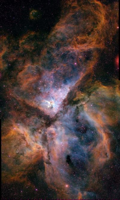 Ground-Based Image of Carina Nebula (NGC 3372)