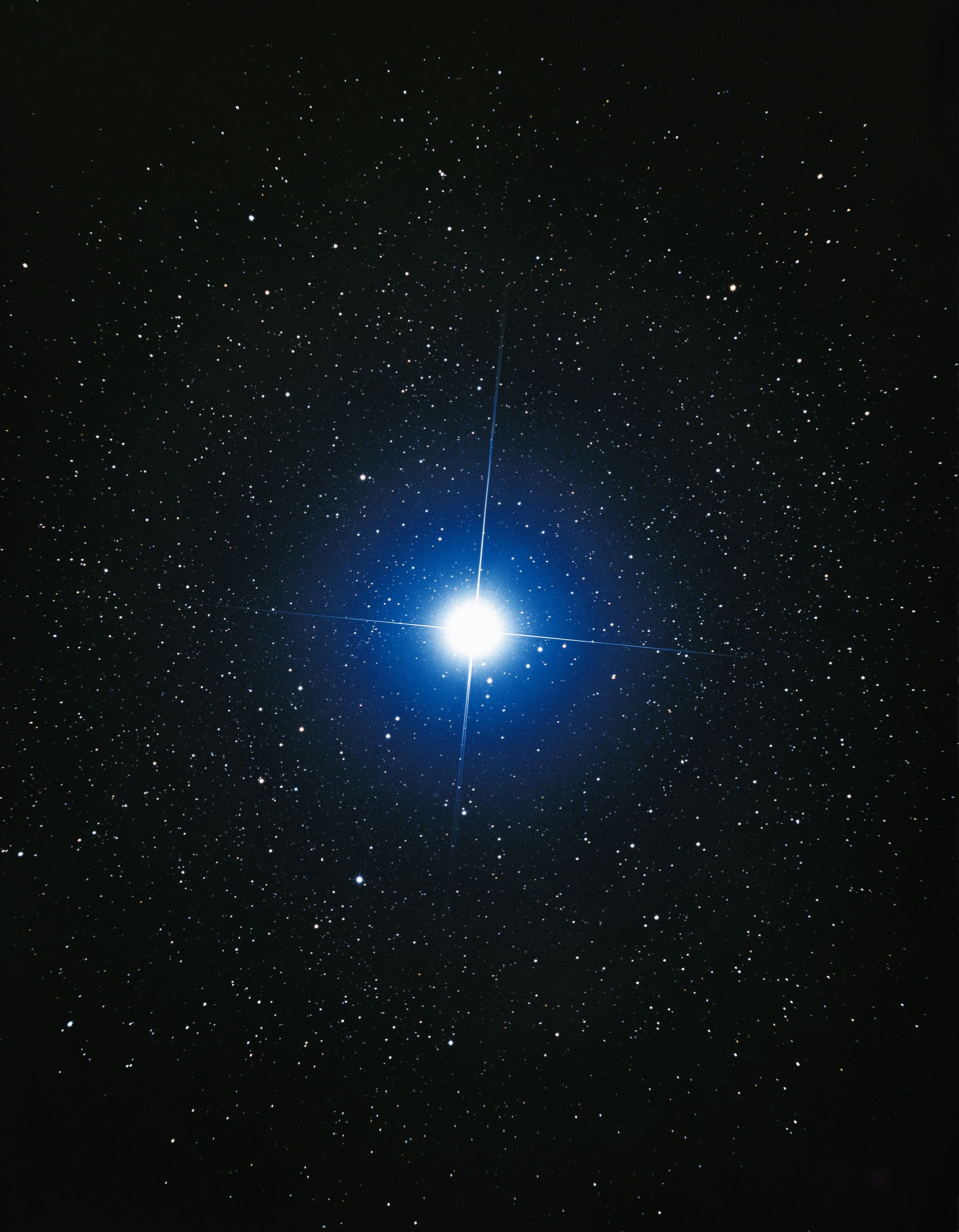 Ground-based image of Sirius (ground-based image)