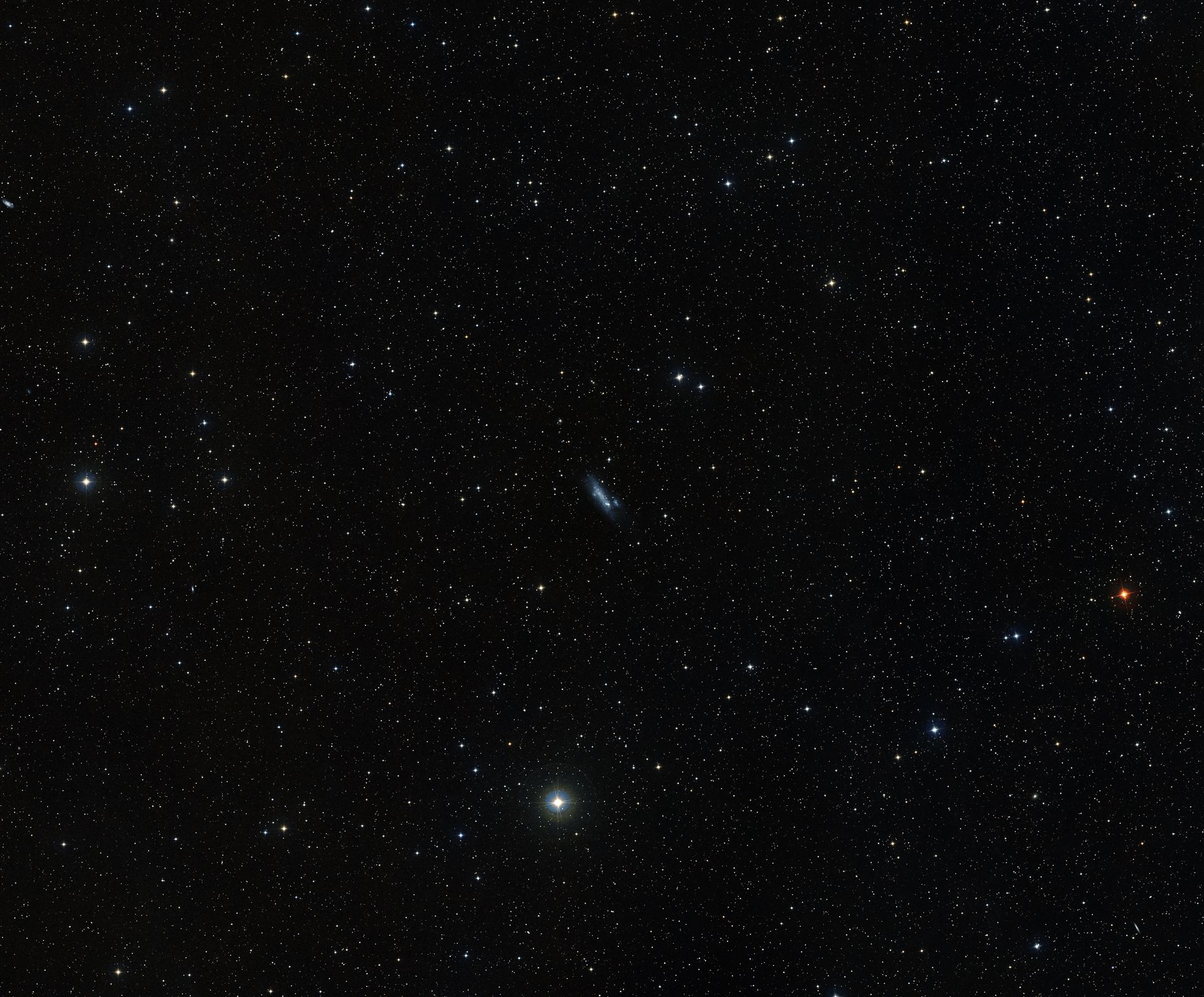 Ground-based, wide-field view of NGC 2366