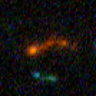 Hubble Building Blocks Galaxy at Redshift 5.42