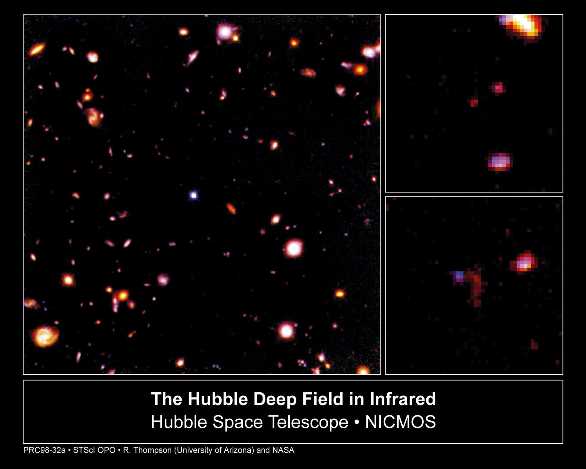 Hubble Deep Field in infrared