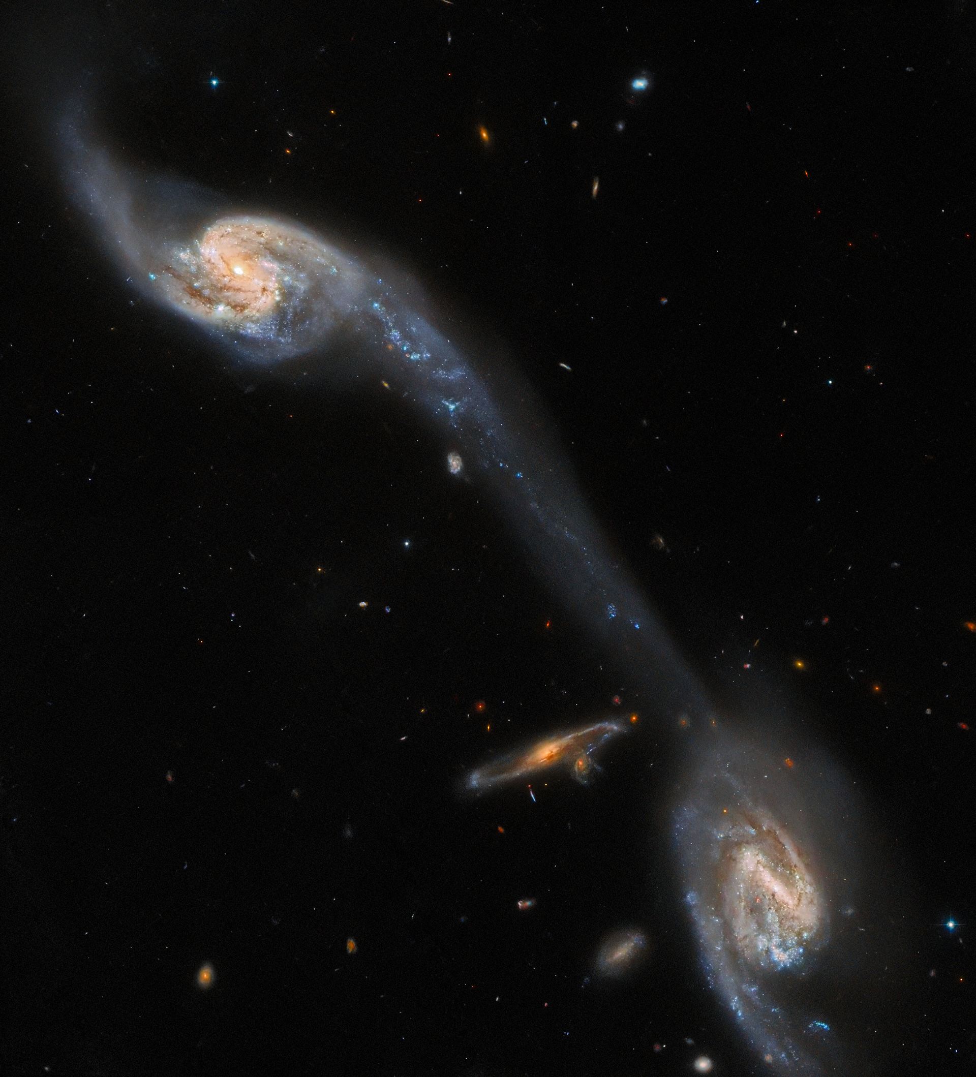 Hubble Inspects A Pair of Space Oddities