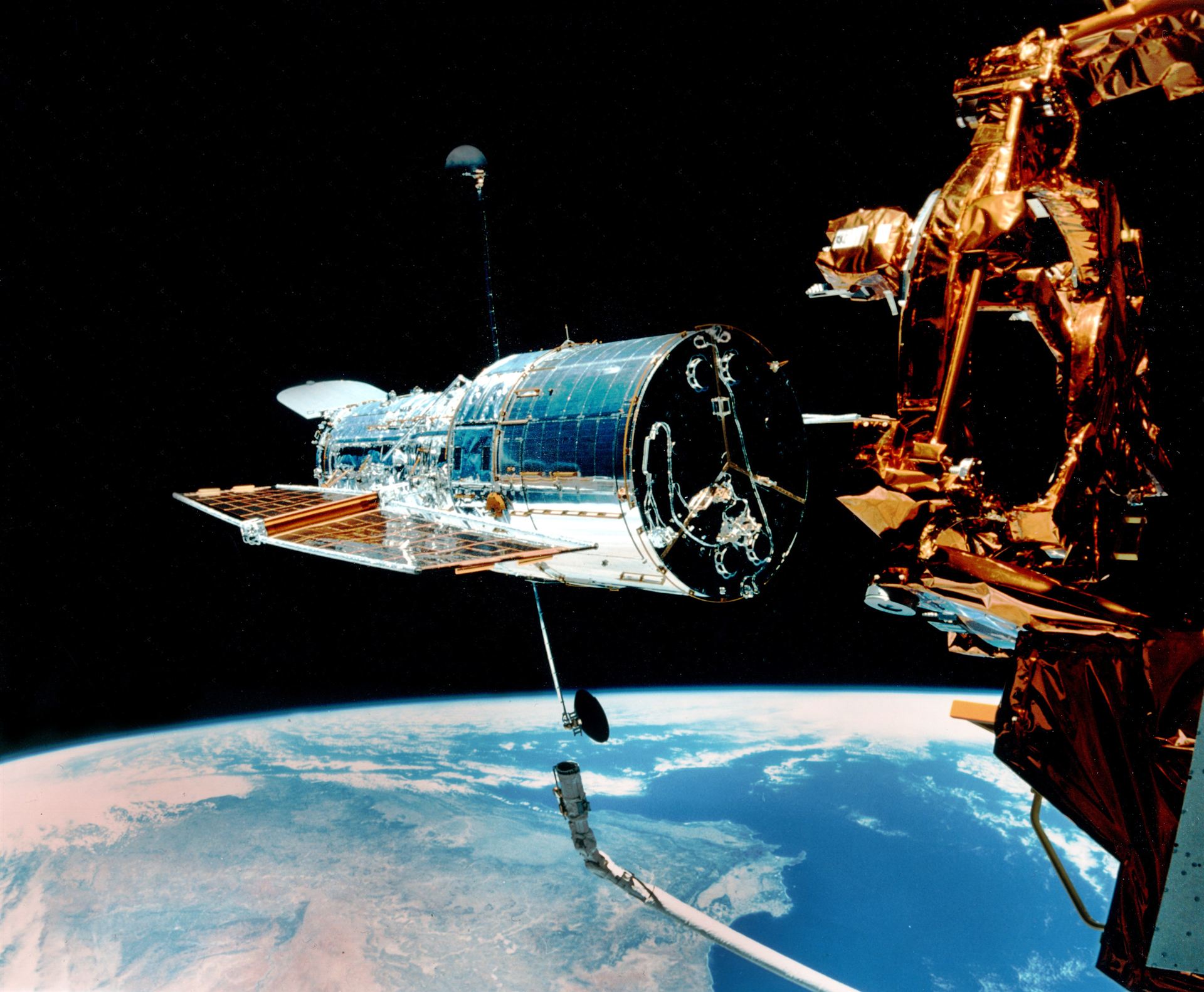 Hubble Left Alone in Space