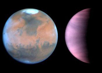 Hubble Monitors Weather on Mars and Venus