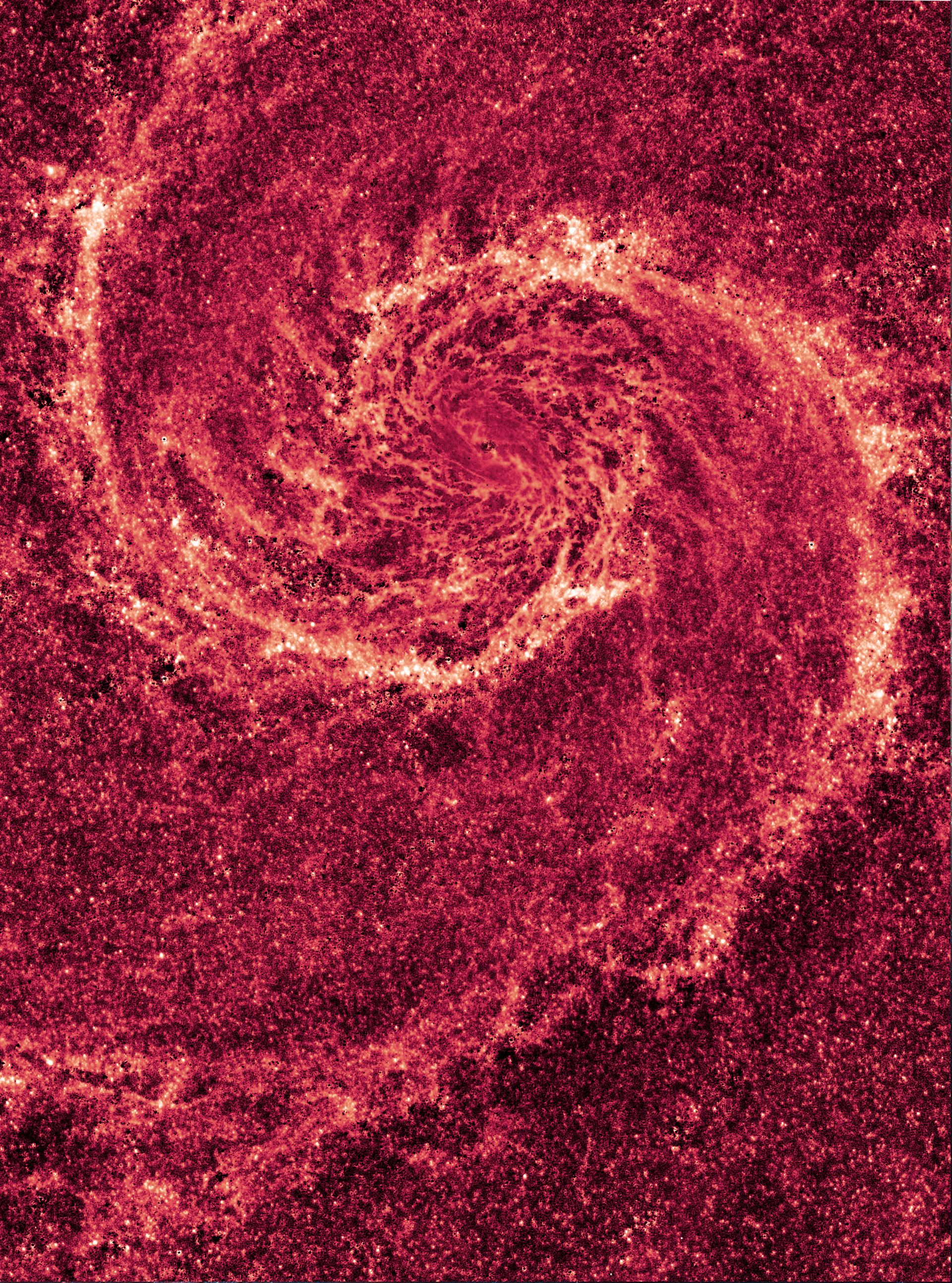 Hubble NICMOS infrared image of M51