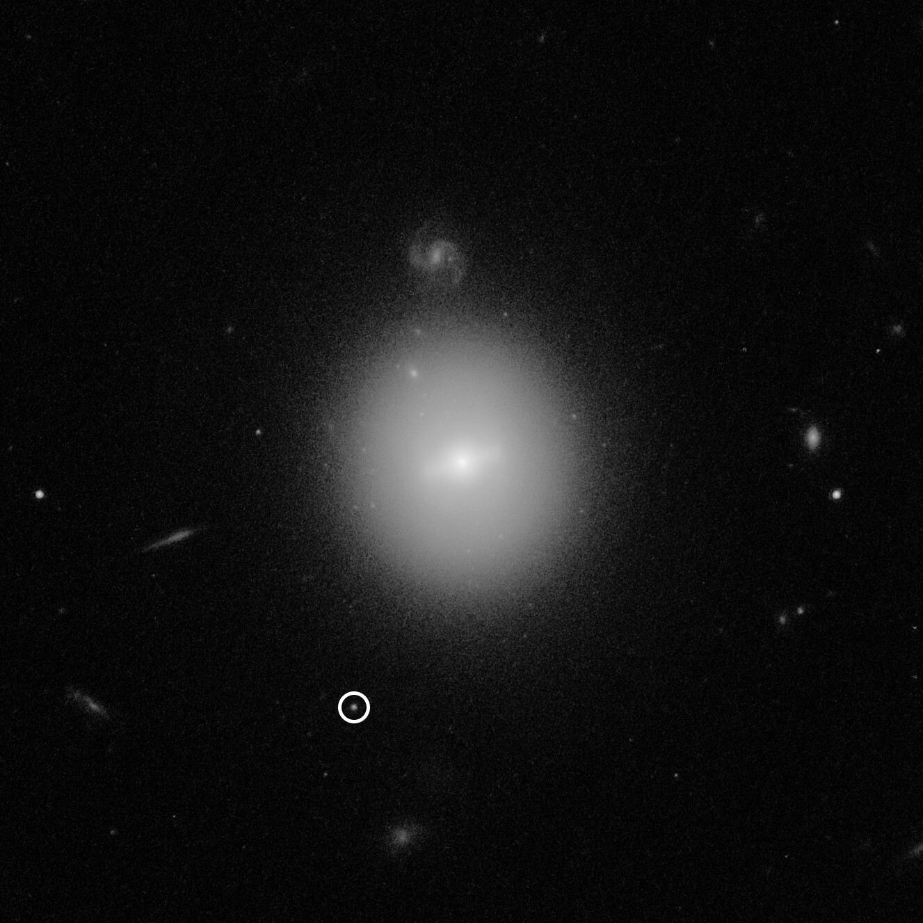 Hubble Observation of Intermediate-Mass Black Hole