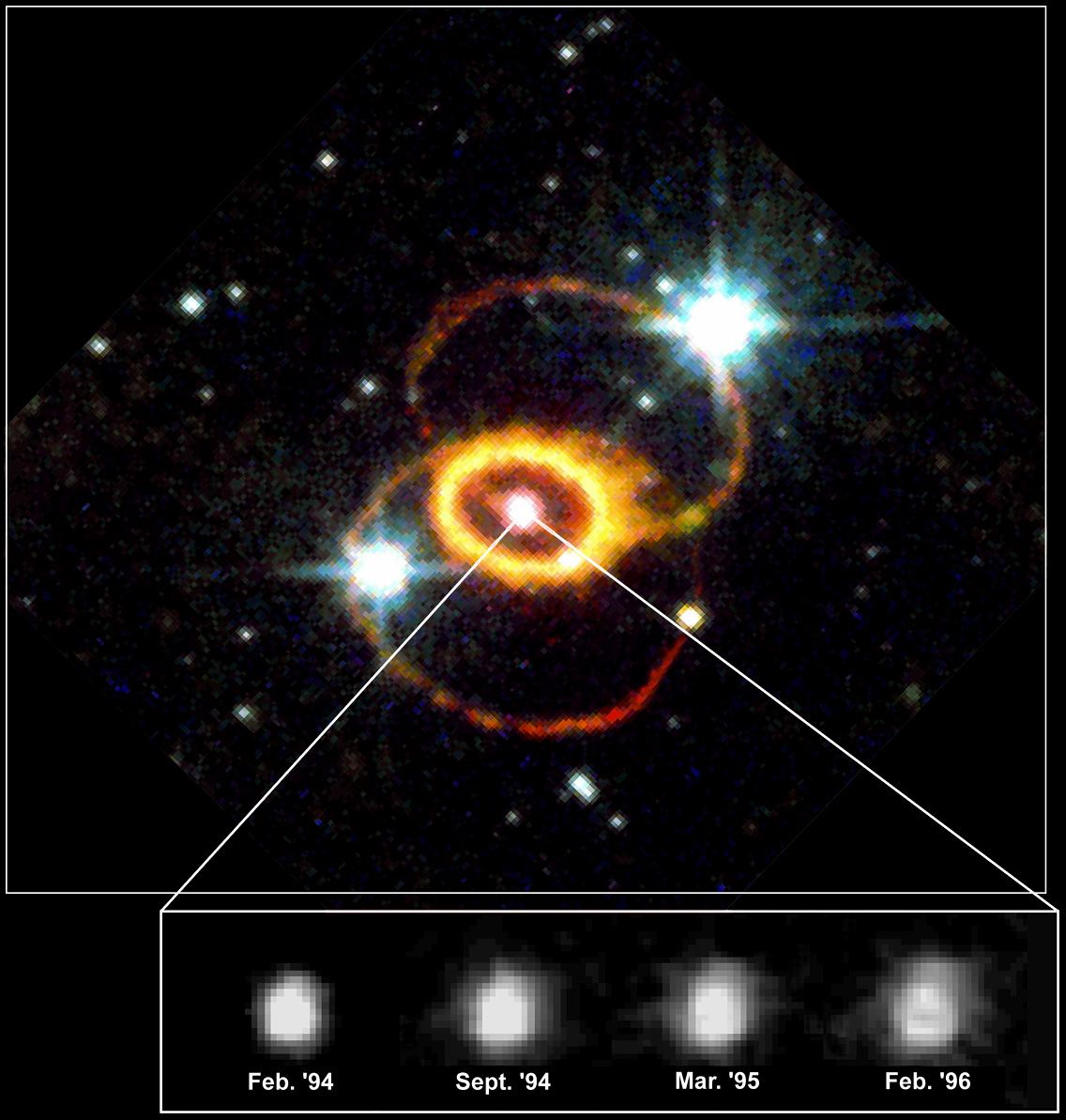 Hubble Reveals Structure Of Supernova 1987a Explosion Debris