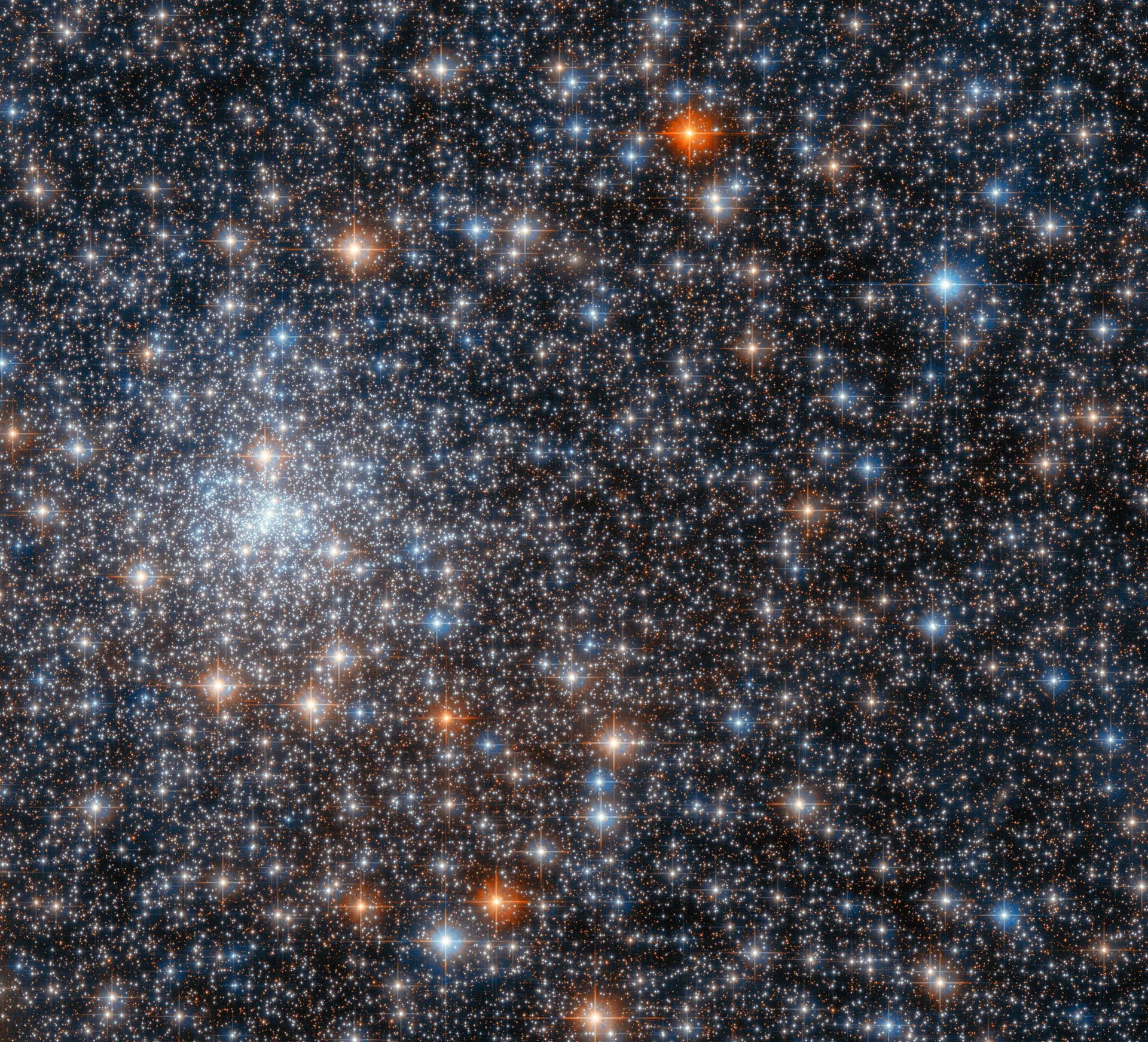 Hubble Spies a Glittering Gathering of Stars