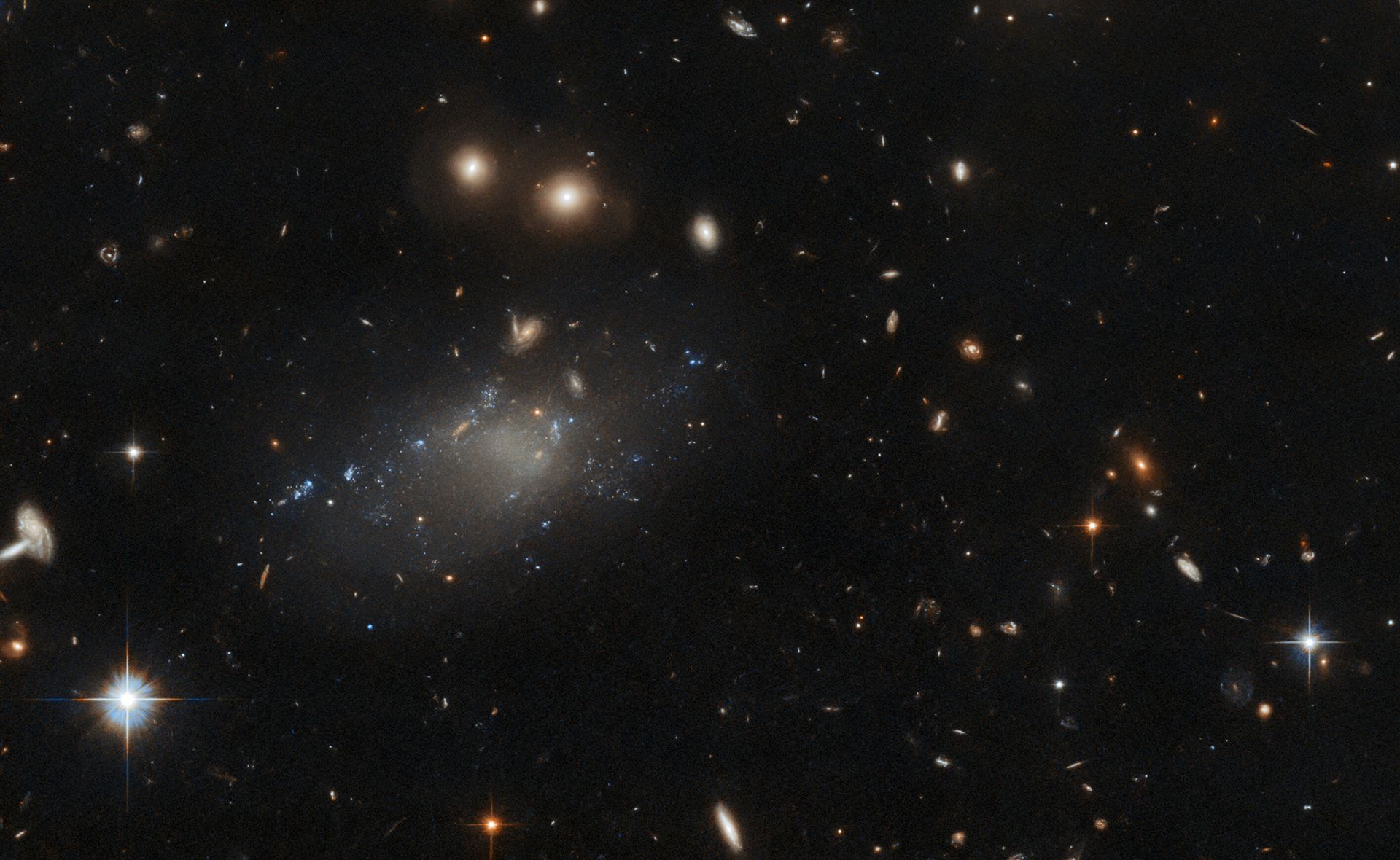 Hubble Spies a Tenuous Diffuse Galaxy