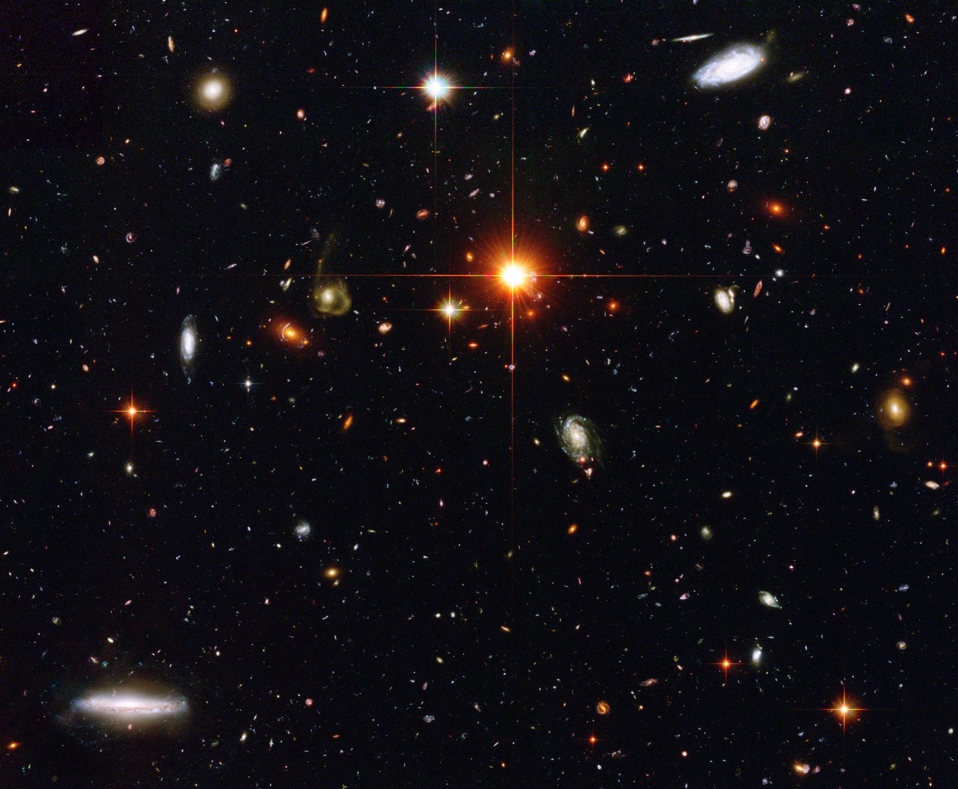 Hubble Spies a Zoo of Galaxies
