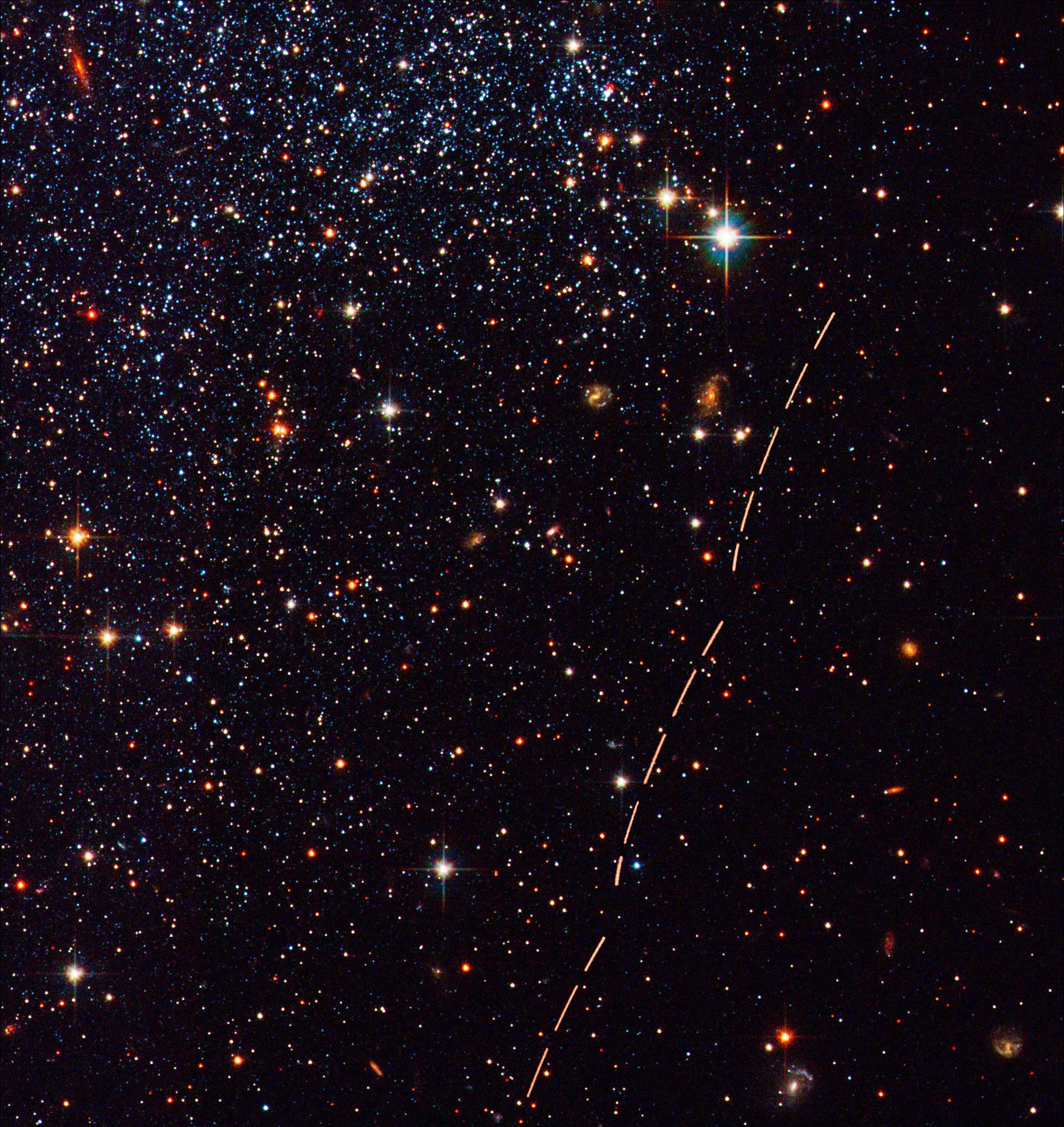 Hubble Tracks Asteroid&rsquo;s Sky Trek