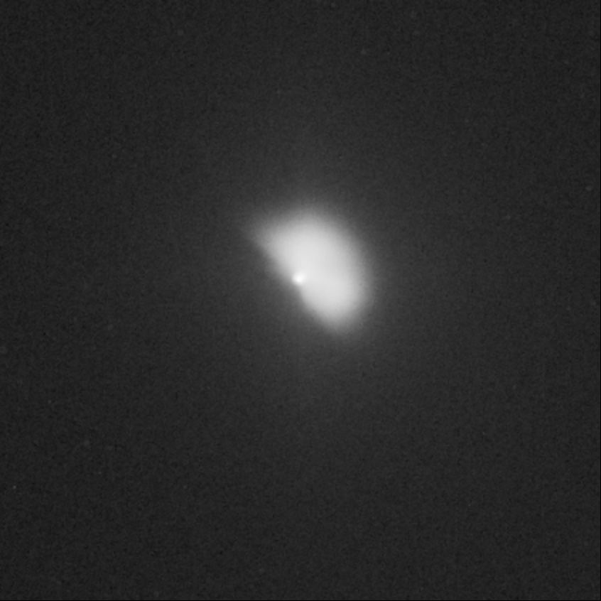 Hubble captures Deep Impact&rsquo;s collision with a comet (view 64 minutes after impact)