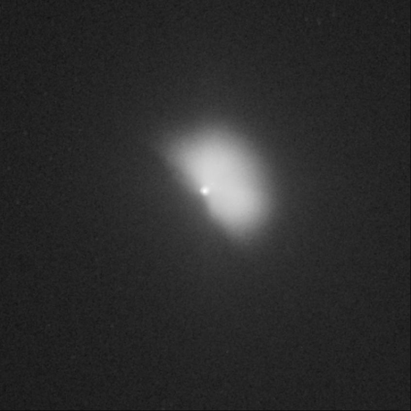 Hubble captures Deep Impact&rsquo;s collision with a comet (view 88 minutes after impact)