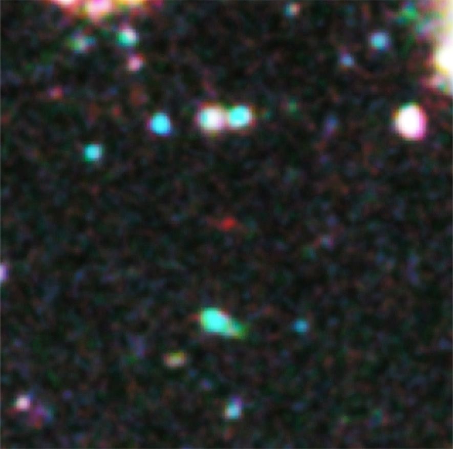 Hubble finds a new contender for galaxy distance record