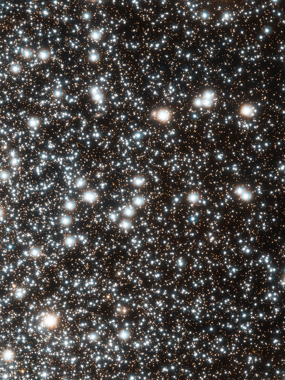 Hubble image of globular cluster 47 Tucanae