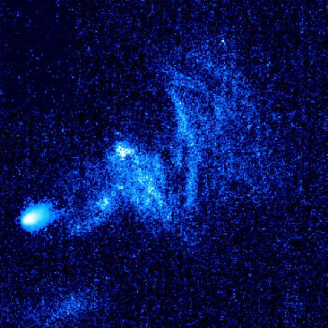 Hubble image of stellar bow shock (1 of 4)
