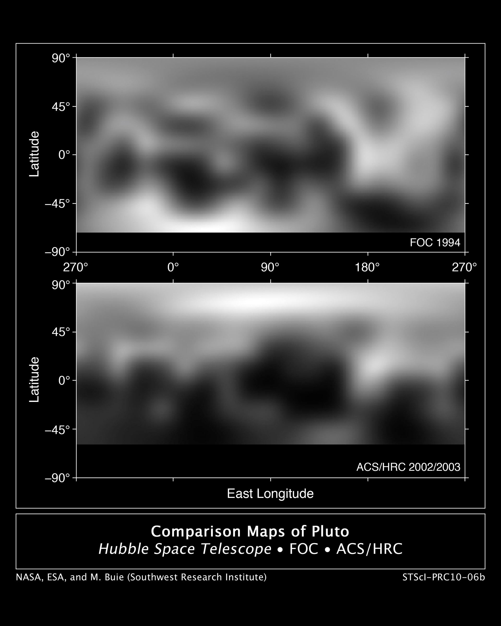 Hubble maps Pluto&rsquo;s changing surface